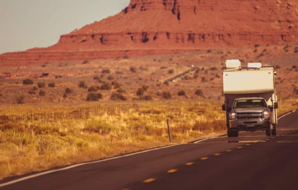 Pick-up Camper Arizona Trip