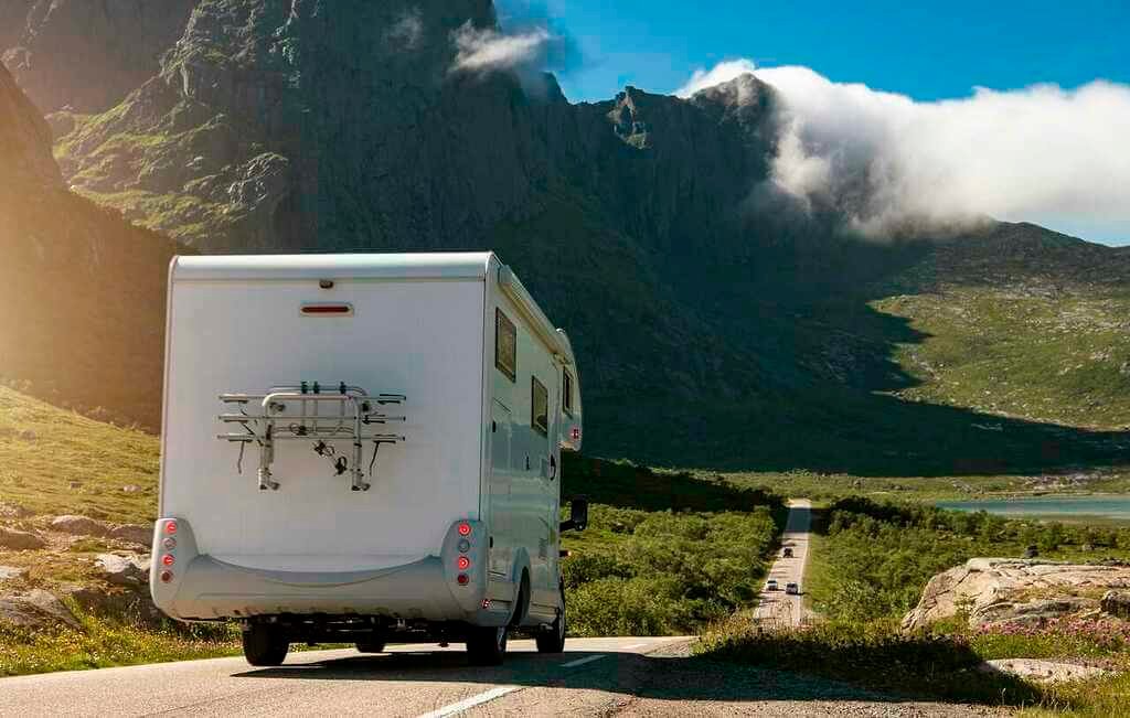 Camper Van RV on the Lofoten Road Trip