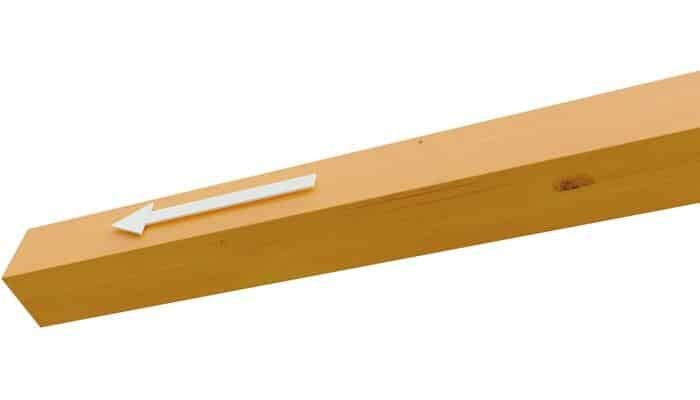 Pfostenverlängerung in lfm, 14x14cm, Leimholz, eiche hell 1 Pfostenverlängerung in lfm, 14x14cm, Leimholz, eiche hell