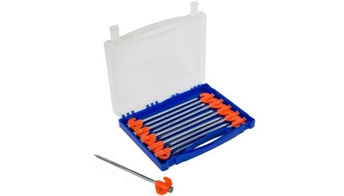 Regatta Rock Pegs Stahlheringe, 8 Zoll, grau, 20 Stück 1 Regatta Rock Pegs Stahlheringe, 8 Zoll, grau, 20 Stück