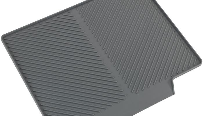 WENKO Nelia Maxi Abtropfmatte, 40x35cm, grau 1 WENKO Nelia Maxi Abtropfmatte, 40x35cm, grau