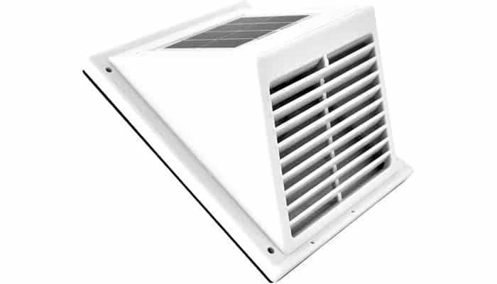 WATTSTUNDE Solarlüfter zur Wandmontage, weiß 1 WATTSTUNDE Solarlüfter zur Wandmontage, weiß