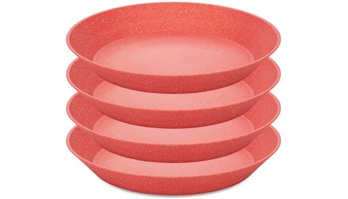 Koziol Connect Plate, Ø24cm, 4-teilig, coral 1 Koziol Connect Plate, Ø24cm, 4-teilig, coral
