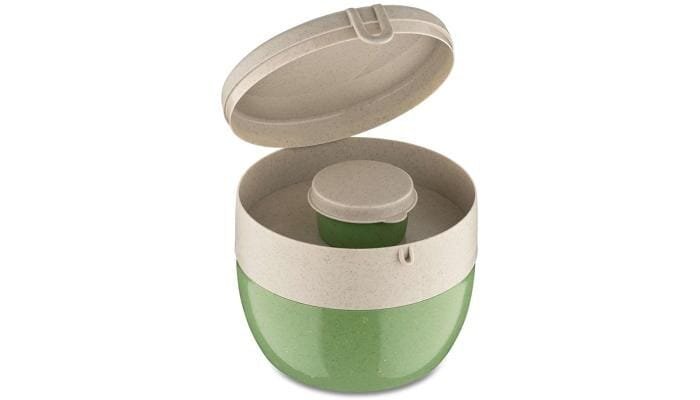 Koziol Bentobox, 3-teilig, M, leaf green 1 Koziol Bentobox, 3-teilig, M, leaf green