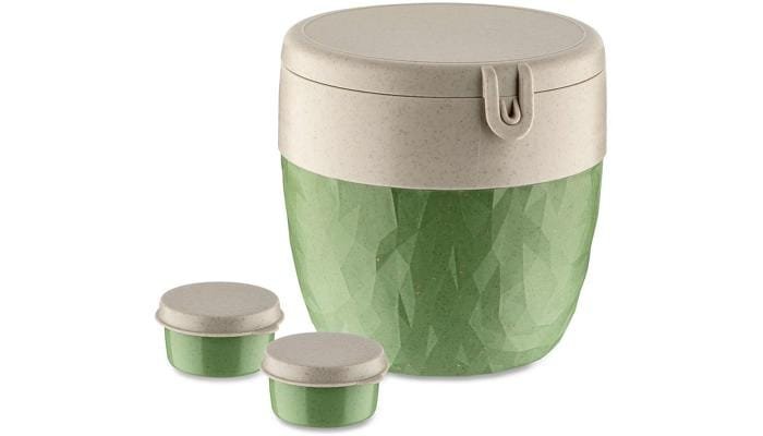 Koziol Bentobox, 3-teilig, L, leaf green 1 Koziol Bentobox, 3-teilig, L, leaf green