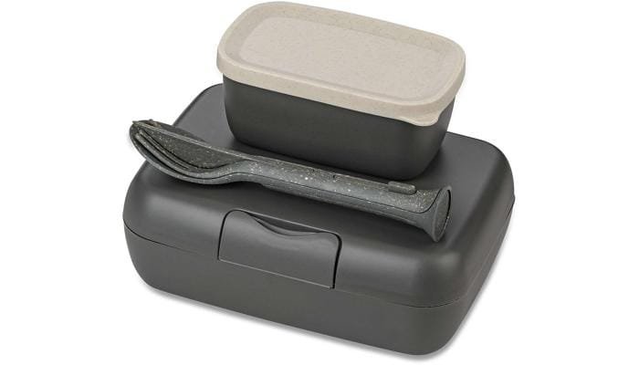 Koziol Candy Ready Lunchbox Set, 3-teilig, ash grey 1 Koziol Candy Ready Lunchbox Set, 3-teilig, ash grey