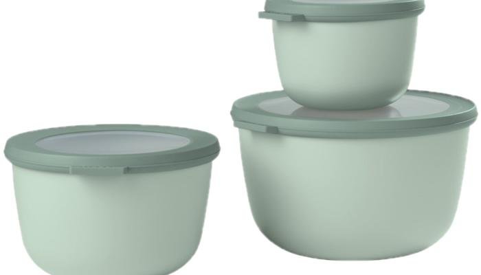 Mepal Cirqula Multischüssel-Set, rund, 3-teilig, hoch, nordic sage 1 Mepal Cirqula Multischüssel-Set, rund, 3-teilig, hoch, nordic sage