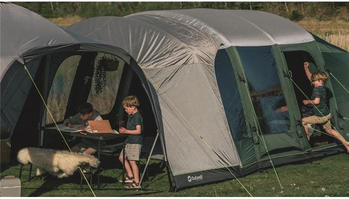 Outwell Lounge Zelt Verbindung M, 300x160cm, grau/schwarz 1 Outwell Lounge Zelt Verbindung M, 300x160cm, grau/schwarz