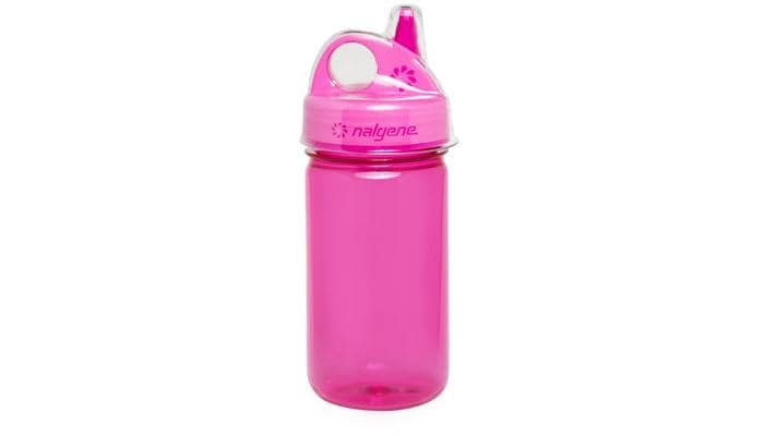 Nalgene Grip-n-Gulp Sustain Kindertrinkflasche mit Deckel, 350ml, pink 1 Nalgene Grip-n-Gulp Sustain Kindertrinkflasche mit Deckel, 350ml, pink