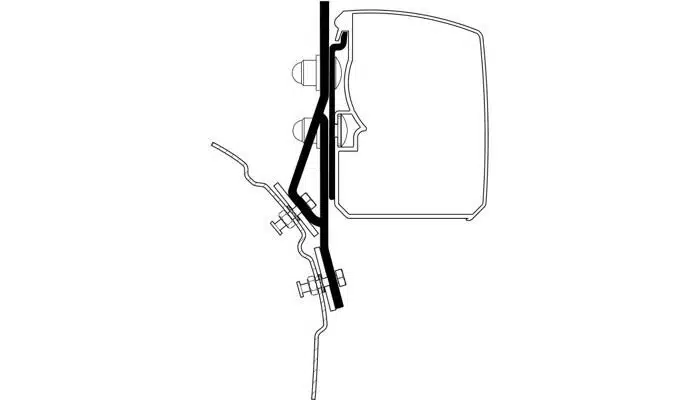 Thule 3200 Adapter für VW T4