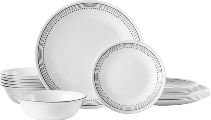 Corelle Mystic Gray Service, 12-teilig 1 Corelle Mystic Gray Service, 12-teilig