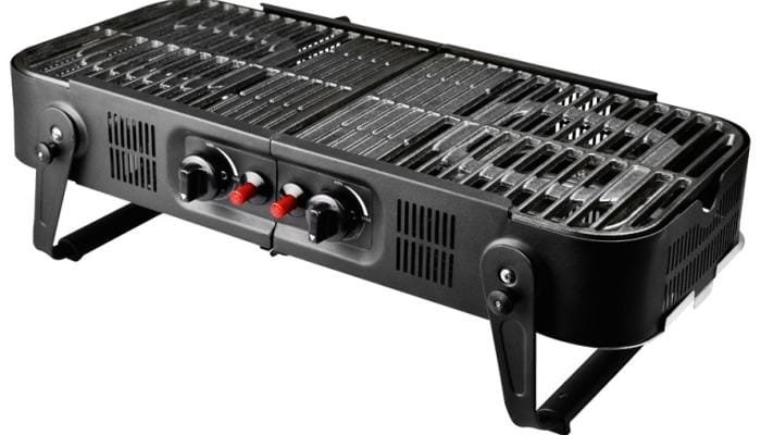 CF Parker Camping-Gasgrill, faltbar, 50mbar, schwarz 1 CF Parker Camping-Gasgrill, faltbar, 50mbar, schwarz