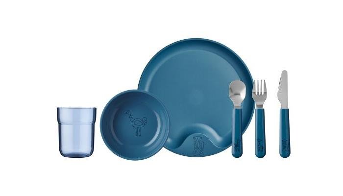 Mepal Mio Kindergeschirr-Set, 6-teilig, deep blau 1 Mepal Mio Kindergeschirr-Set, 6-teilig, deep blau