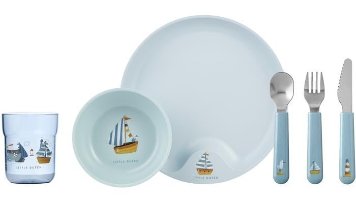 Mepal Mio Kindergeschirr-Set, 6-teilig, Sailors bay 1 Mepal Mio Kindergeschirr-Set, 6-teilig, Sailors bay