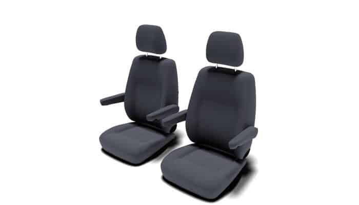 DRIVE DRESSY Sitzbezug-Set für VW T6/6.1 Transporter, dark-grey 1 DRIVE DRESSY Sitzbezug-Set für VW T6/6.1 Transporter, dark-grey