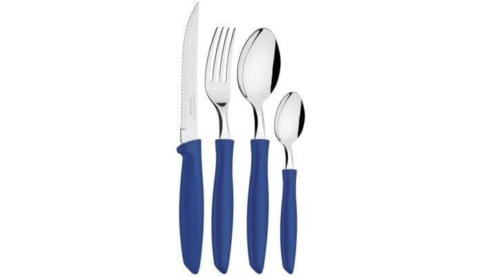 Tramontina Plenus Besteckset, 16-teilig, blau 1 Tramontina Plenus Besteckset, 16-teilig, blau