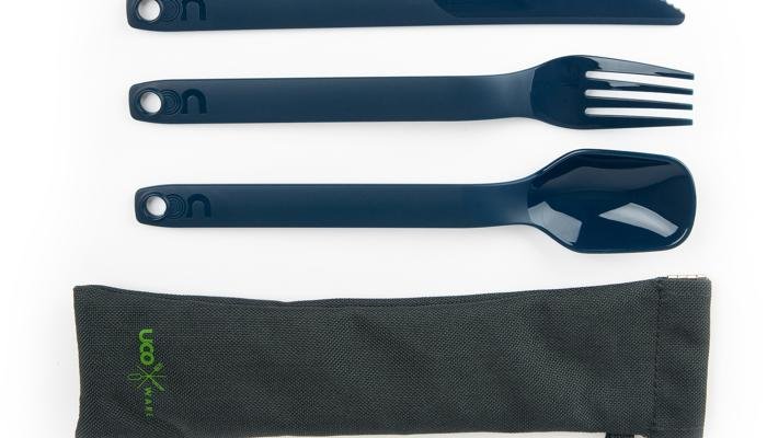 UCO Camp Besteckset, blau 1 UCO Camp Besteckset, blau