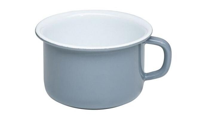Riess Emaille Kaffeeschale, 400ml, grau 1 Riess Emaille Kaffeeschale, 400ml, grau