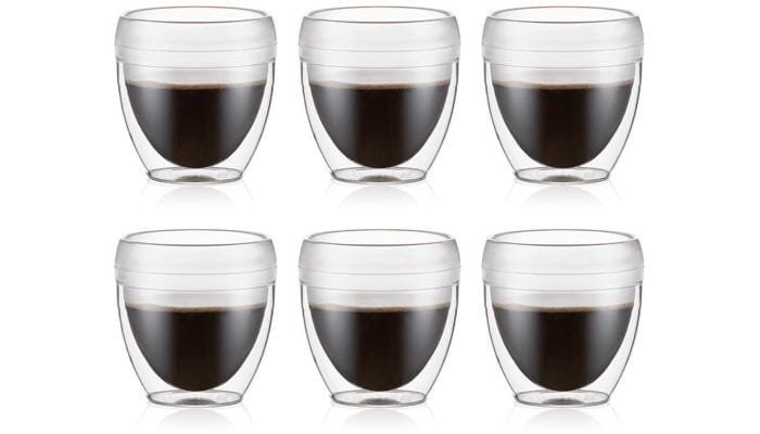 Bodum Pavina Doppelwand-Becher, Kunststoff, 250ml, 6-teilig 1 Bodum Pavina Doppelwand-Becher, Kunststoff, 250ml, 6-teilig
