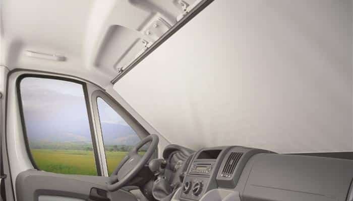 Dometic Frontscheibenrollo für Fiat Ducato ab Bj. 07/2006, grau 1 Dometic Frontscheibenrollo für Fiat Ducato ab Bj. 07/2006, grau