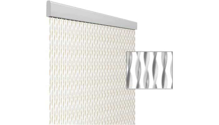 Arisol String Türvorhang, 60x190cm, weiß/grau 1 Arisol String Türvorhang, 60x190cm, weiß/grau