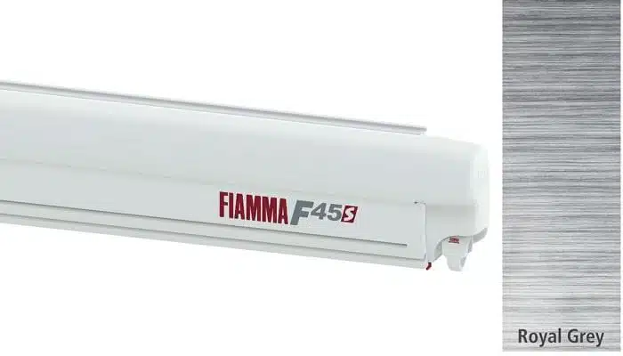 Fiamma F45S Markise weiß, 350cm, Royal Grey