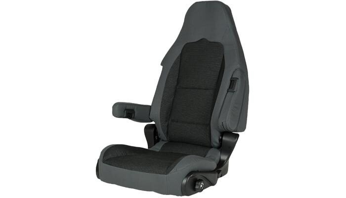 Sportscraft S10.1 Pilotensitz, Stoff Tavoc 2 schwarz/grau, Fahrerseite, mit Lordosenstütze 1 Sportscraft S10.1 Pilotensitz, Stoff Tavoc 2 schwarz/grau, Fahrerseite, mit Lordosenstütze