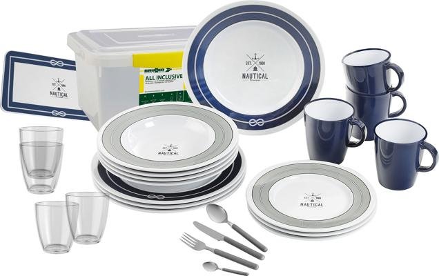 Brunner Nautical All Inclusive Geschirrset, 37-teilig 1 Brunner Nautical All Inclusive Geschirrset, 37-teilig