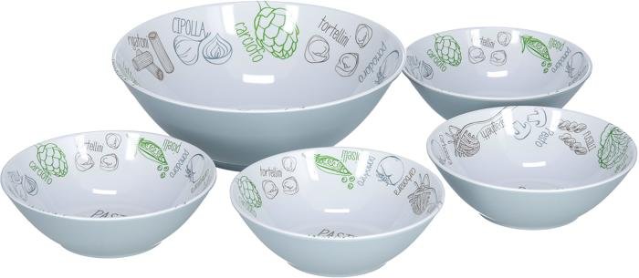 Brunner Pasta & Salad Bowl Schüsselset, 5-teilig 1 Brunner Pasta & Salad Bowl Schüsselset, 5-teilig