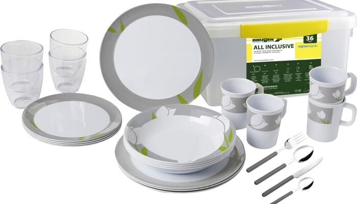 Brunner Tulip All Inclusive Geschirrset, 37-teilig 1 Brunner Tulip All Inclusive Geschirrset, 37-teilig