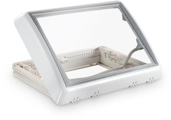 Dometic Midi Heki Style Dachhaube, 70x50cm, weiß, Bügel, o. Zwangsbelüftung 1 Dometic Midi Heki Style Dachhaube, 70x50cm, weiß, Bügel, o. Zwangsbelüftung