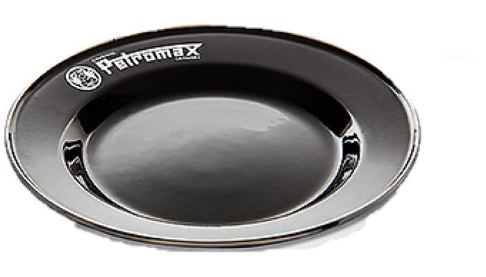 Petromax Emaille Teller, Ø18cm, schwarz, 2Stk. 1 Petromax Emaille Teller, Ø18cm, schwarz, 2Stk.