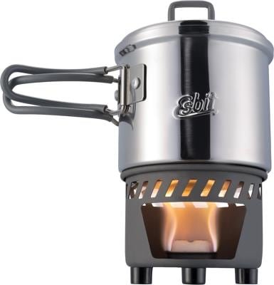 Esbit Trockenbrennstoff-Kochset, Edelstahl 1 Esbit Trockenbrennstoff-Kochset, Edelstahl