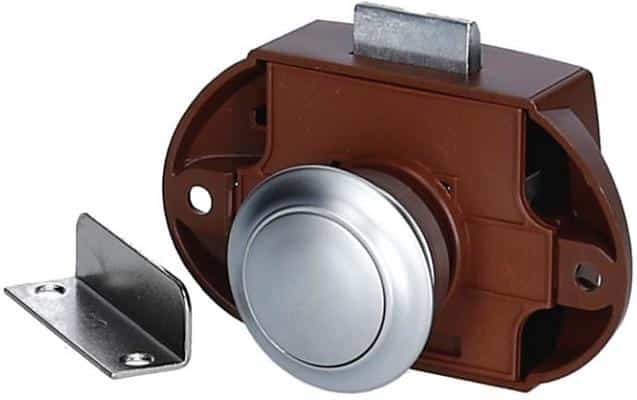 Push Lock Komplettset, chrom-matt, 50er Pack 1 Push Lock Komplettset, chrom-matt, 50er Pack