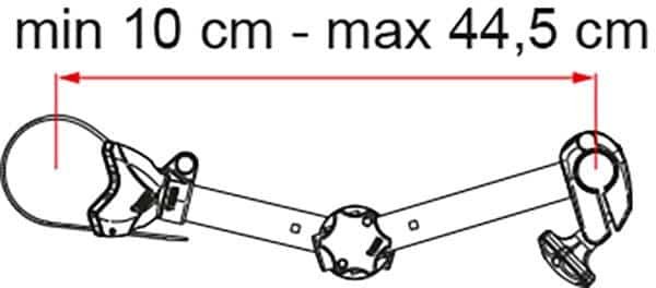 Fiamma Bike-Block Fahrradhalter mit Gelenk, Pro S D1, schwarz 1 Fiamma Bike-Block Fahrradhalter mit Gelenk, Pro S D1, schwarz