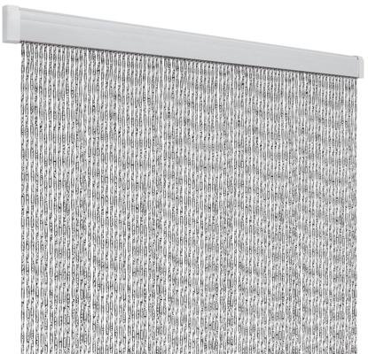 Arisol Rain Türvorhang, 100x220cm, silber/weiß 1 Arisol Rain Türvorhang, 100x220cm, silber/weiß