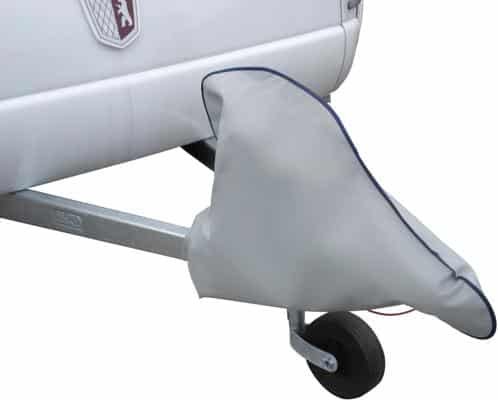 Hindermann Deichselhaube aus Nylon, Gr. 13, grau 1 Hindermann Deichselhaube aus Nylon, Gr. 13, grau