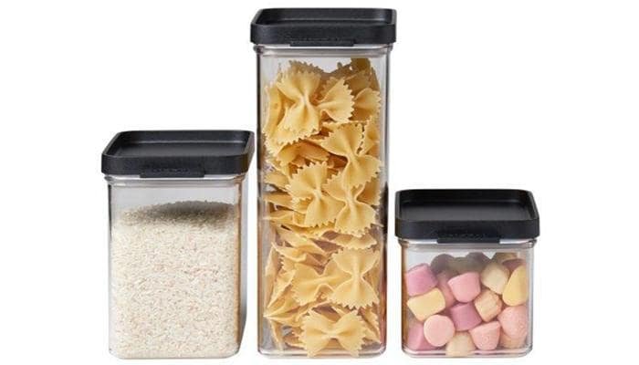 Mepal Omnia Vorratsdosen-Set, 3-teilig, schwarz 1 Mepal Omnia Vorratsdosen-Set, 3-teilig, schwarz