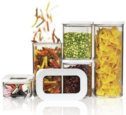 Mepal Modula Vorratsdosen-Set, 5-teilig, weiß 1 Mepal Modula Vorratsdosen-Set, 5-teilig, weiß