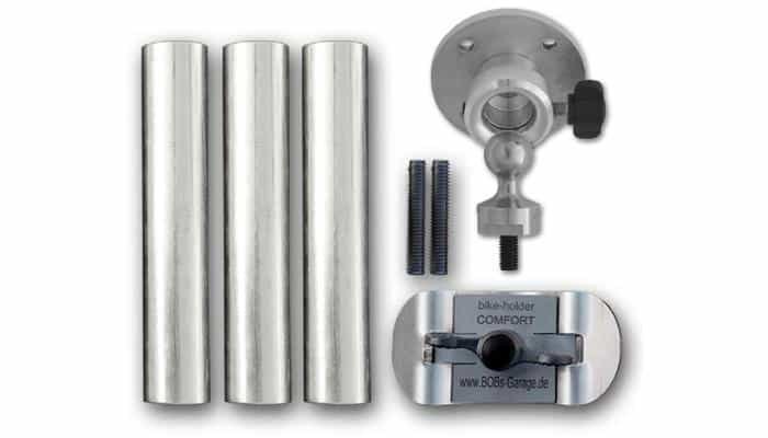 bike-holder COMFORT Set inkl. Deckenbuchse PRO - für 1 Fahrrad 1 bike-holder COMFORT Set inkl. Deckenbuchse PRO - für 1 Fahrrad