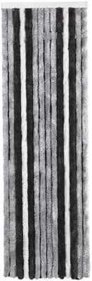 Brunner Acapulco Flauschvorhang, 70x205cm, grau/schwarz 1 Brunner Acapulco Flauschvorhang, 70x205cm, grau/schwarz