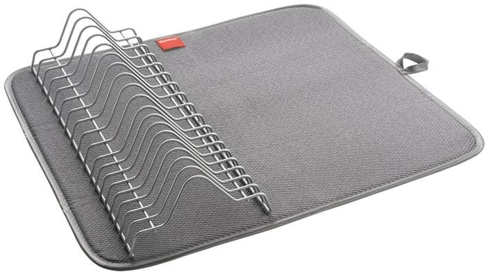 Metaltex dry-tex Spülkorb mit Microfaser Abtropfmatte 1 Metaltex dry-tex Spülkorb mit Microfaser Abtropfmatte