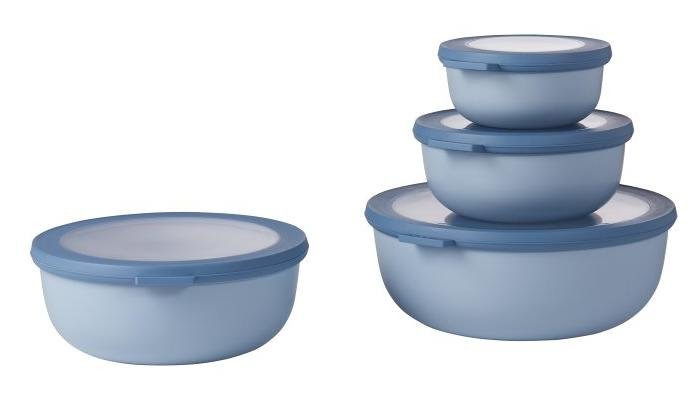 Mepal Cirqula Multischüssel-Set, flach, 4-teilig, nordic blue 1 Mepal Cirqula Multischüssel-Set, flach, 4-teilig, nordic blue