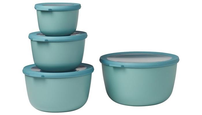 Mepal Cirqula Multischüssel-Set, rund, 4-teilig, hoch, nordic green 1 Mepal Cirqula Multischüssel-Set, rund, 4-teilig, hoch, nordic green