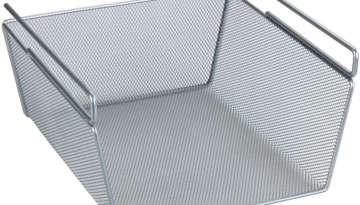 WENKO Regaleinhängekorb, silber 1 WENKO Regaleinhängekorb, silber