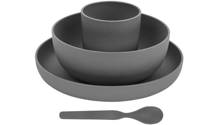 ajaa! Geschirr-Set, 4-teilig, grau 1 ajaa! Geschirr-Set, 4-teilig, grau