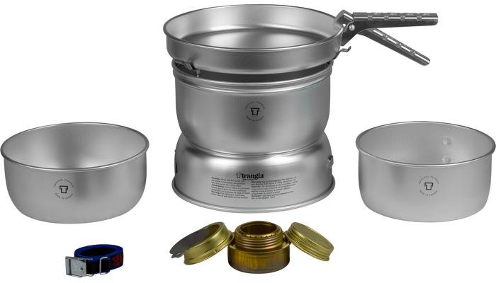 Trangia 25-UL Sturmkocher, Spiritus, mit Pfanne 1 Trangia 25-UL Sturmkocher, Spiritus, mit Pfanne