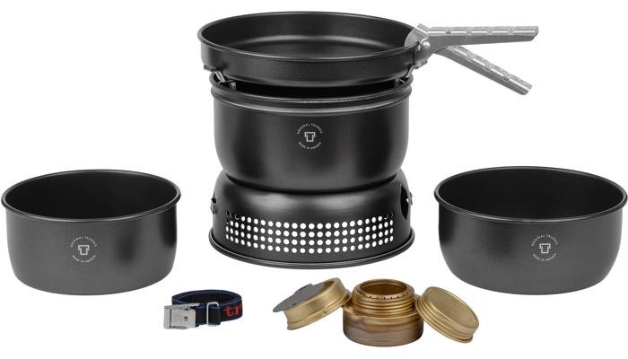 Trangia 35-5 UL/BL Sturmkocher mit Antihaft-Geschirr, Spiritus, schwarz 1 Trangia 35-5 UL/BL Sturmkocher mit Antihaft-Geschirr, Spiritus, schwarz
