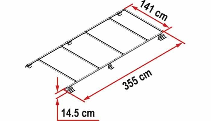Fiamma Dachträger für Fiat Ducato ab Bj.2006, schwarz 1 Fiamma Dachträger für Fiat Ducato ab Bj.2006, schwarz