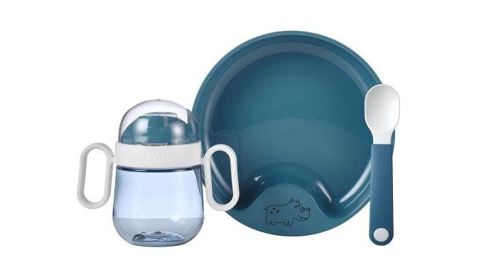 Mepal Mio Babygeschirr-Set, 3-teilig, deep blue 1 Mepal Mio Babygeschirr-Set, 3-teilig, deep blue